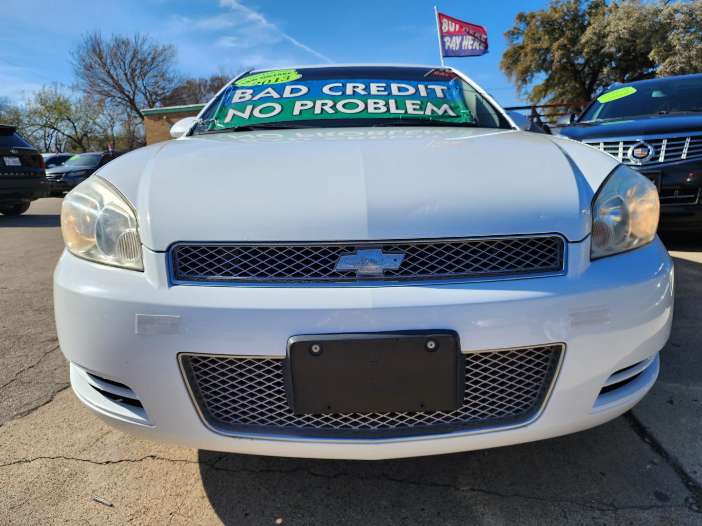 2013 WHITE Chevrolet Impala LS (2G1WF5E35D1) , AUTO transmission, located at 2660 S.Garland Avenue, Garland, TX, 75041, (469) 298-3118, 32.885551, -96.655602 - Welcome to DallasAutos4Less, one of the Premier BUY HERE PAY HERE Dealers in the North Dallas Area. We specialize in financing to people with NO CREDIT or BAD CREDIT. We need proof of income, proof of residence, and a ID. Come buy your new car from us today!! This is a very well cared for 2013 CH - Photo#9